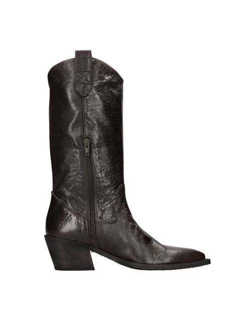 Texan leather boots PATRIZIA BONFANTI | CONNIE TIKCHOCOLATE